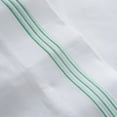 thumbnail image 6 of Westport Home SHS 300 TMR QN SGE 300 Thread Count Triple Merrow Embroidery Sheet Set, Sage - Queen, 6 of 7