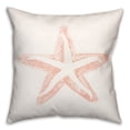 thumbnail image 2 of Creative Products Simple Starfish Coral 18x18 Spun Poly Pillow, 2 of 3