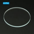 thumbnail image 3 of Unique Bargains 1.38x0.08' Dia Flashlight Glass Lens, 2 Pcs Polished Edge Glass Lens, Transparent, 3 of 5