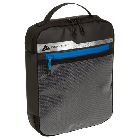 Ozark Trail Saltwater Tackle Fishing Storage Bait Binders with Reseal Bags Black Polyester