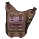 thumbnail image 1 of Bolso bandolera de hombro KAUKKO de lona vintage patchwork de cuero FH03-KHAKI-CLASSIC, 1 of 5