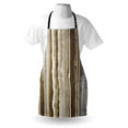 thumbnail image 3 of Marble Apron Onyx Marble Rock Themed Vertical Lines and Blurry Stripes in Earth Color Print, Unisex Kitchen Bib Apron with Adjustable Neck for Cooking Baking Gardening, Mustard Brown, by Ambesonne, 3 of 3