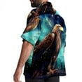 thumbnail image 3 of Starry bird Men's Printed Casual Button Down Short Sleeve Beach Shirts, 3 of 6