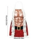 thumbnail image 3 of Delantal navideño para hombre y mujer | Corbata ajustable | Delantal de cocina de poliéster resistente a las manchas con bolsillo frontal | Estilo pareja para cocinar, hornear, asar a la parrilla y, 3 of 6