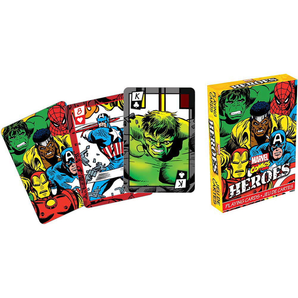 Marvel Comics Heroes Playing Cards, Cartoons Comics by