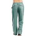thumbnail image 3 of Vedolay Summer Pants Men Mens Solid Color Casual Open Bottom Cargo Sweatpants with Pockets Pants Sports,Mint Green 5XL, 3 of 5
