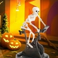 thumbnail image 6 of Scary Animated Halloween Decorations for Holiday Theme, Funny Moving Props, Indoor Outdoor Party Decor - White, 6 of 8