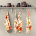 thumbnail image 5 of Dreamtimes Autumn Leaf Flowers Kitchen Towel, Dish Towels Quick Drying Tea Towels Absorbent Hand Towels for Kitchen Sink Dinner Table 28 x 18 Inches, Set of 4, 5 of 7