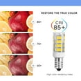 thumbnail image 4 of Ruiandsion E11 LED Bulb Home Lamp 110-130V 4W 350 Lumen Corn Bulb Table Lamps Chandelier Light White 10pcs, 4 of 6