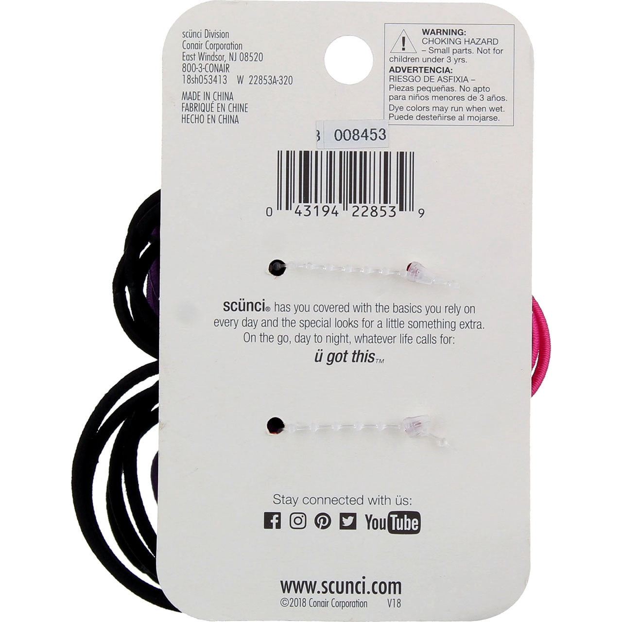 Scunci Girl No Damage Elastics