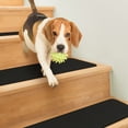 thumbnail image 5 of Set of 15 Skid-Resistant Carpet Stair Treads - Black - 8 Inches X 30 Inches, 5 of 6