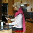 thumbnail image 2 of Thermapulse Relief Wrap, Heat and Massage Therapy for Shoulders and Back, Burgundy, As Seen on TV, 2 of 5