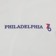 thumbnail image 5 of Men's JH Design White Philadelphia 76ers 2022/23 City Edition Full-Zip Nylon Bomber Jacket, 5 of 6