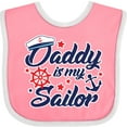 thumbnail image 3 of Inktastic My Daddy is My Sailor Boys or Girls Baby Bib, 3 of 4