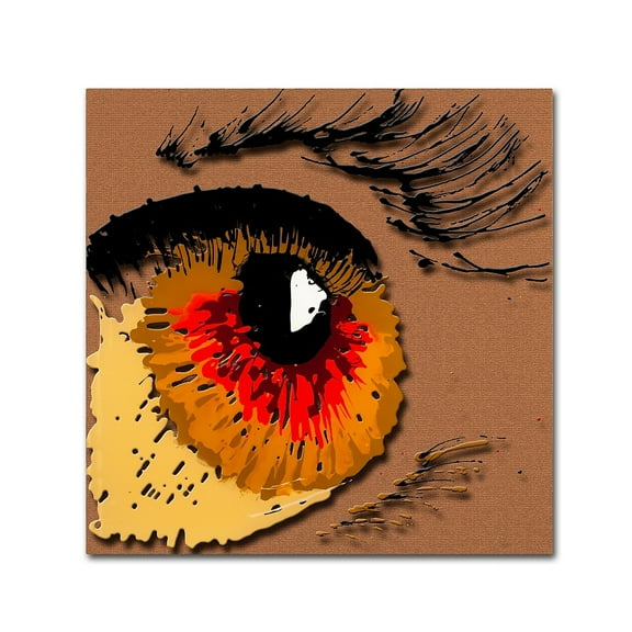 Trademark Fine Art Roderick Stevens 'Eye 1' 14 x 14 (RS1000-C1414GG)