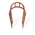 thumbnail image 6 of Vita 39"L xc 23"W x 81"H Sierra Embossed Vinyl Arbor, Brown, VA68106, 6 of 7