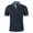 Navy, variant on Afdoent T Shirts For Men Male Casual Short Sleeve T Shirt Breathable Comfortable Summer Wear Slim Fit Turn Down Collar Two Tone Design Soft Comfort Tee Shirts