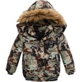 thumbnail image 5 of Lartaread Chaqueta con capucha cálida de invierno para niños, abrigo de nieve informal para exteriores a prueba de viento, 5 of 5