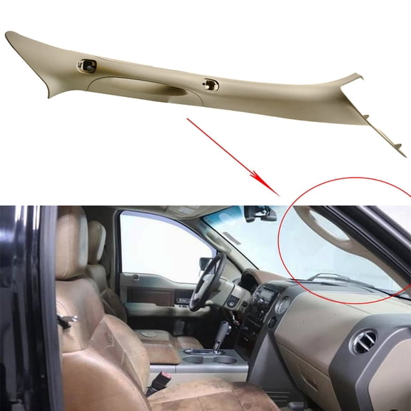 Labwork A-Pillar Pull Handle Trim Panel 4L3Z-1503598-AAC Right Passenger Side Fit for 2004 2005 2006 2007 2008 Ford F-150