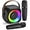 Black 2 Mics, variant on Portable Bluetooth Karaoke Machine - 2 Wireless Mics & Party Lights, Birthday Gift for Kids/Adults, Family Party Fun