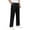 Black, variant on Mens Casual Pants Slacks for Men Men's Casual Pants Solid Color Comfortable Flat Front Trousers for Business and Daily Wear