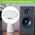 thumbnail image 3 of Unique Bargains 1 Pcs 2" Car Speaker Grills Cover Mesh Audio Subwoofer Protector Plating Silver Tone White, 3 of 7