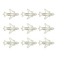 thumbnail image 2 of Paper Clips, Cute Paper Clips Portable Rust Resistant Electroplating Process  For Home For Office For Everyday Use Airplane, 2 of 8