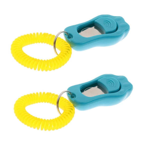 2x Suministros para Mascotas Entrenamiento para Perros Herramientas 3 Gear Trainer - Azul, tal se describe Salvador Dog Trainer Clicker