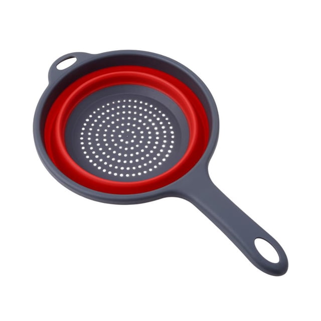 Injueey 1pc Colador plegable Cesta Colador de de frutas y verduras Escurridor plegable Mango Herramienta de cocina Almacenamiento y organización del hogar Numero 3 Injueey HA025709-03
