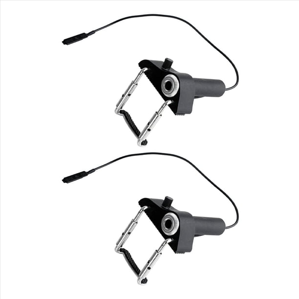2X para Violín para Violín Piezoeléctrica Portátil CV-19 con Montaje de Conector Externo para Ukelele