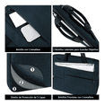 thumbnail image 3 of Bolsa Maletín Para Portátil De 15.6'' Malubero Azul Marino Poliester Impermeable Multifuncional, 3 of 3