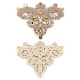thumbnail image 4 of Crystal Applique,2pcs Rhinestone Crystal Applique Applique Rhinestone Applique Highly Recommended, 4 of 14