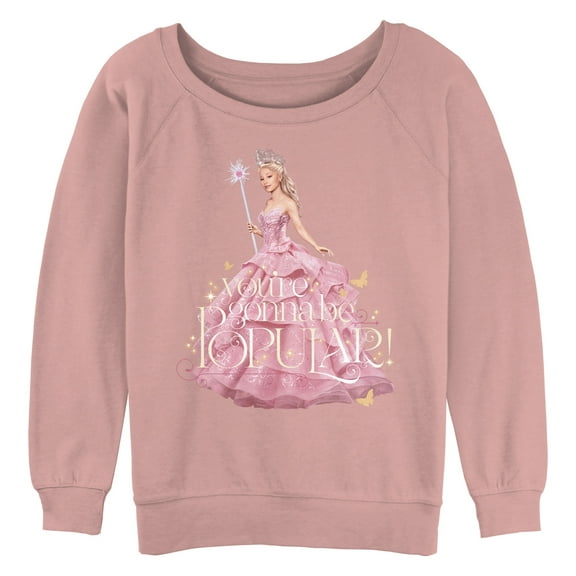 Junior's Wicked Glinda You're Gonna Be Popular  Sweatshirt
