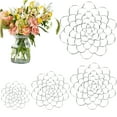 thumbnail image 4 of Joernso 1/3/4Pcs Flower Holder Stainless Steel Flower Arrangement Holder Reusable Flower Arranging Tool for Home, 4 of 8