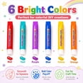 6-Color Puffy Popcorn Drawing Art Kit | Heat-Activated Expanding ...