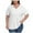 White, variant on Diufon Womens Plus Size Tees V Neck Short Sleeve T-Shirts Summer Casual Solid Color Shirts
