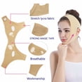 thumbnail image 2 of Face Lifting Slimming Belt, Facial Cheek V Shape Lift Up Thin Mask Strap Face Line Smooth Breathable Bandage for Men and Women (L), 2 of 8