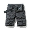 thumbnail image 2 of IROINNID Discount Cargo Shorts for Men Plus Size Cargo Shorts Multi-Pockets Relaxed Summer Beach Shorts Pants,Gray, 2 of 3