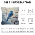 thumbnail image 5 of Creowell Blue Bird Branch Berries Square Throw Pillow Cover Case for Cushions Sofa Bed Outdoor Decoration 1PC 24x24in, 5 of 5