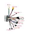 thumbnail image 5 of GT-100 LCD Display Instrument Dashboard Controller Cable Kit 36V 500W Controller Electric Scooter Accessories, 5 of 5