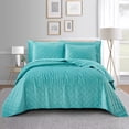 thumbnail image 3 of Home Soft Things 5 Piece Velvet Quilted Bedspread Set - North Sea - Oversize King (122" x 106"), 3 of 7