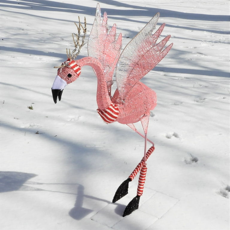 Lighted Flamingo Yard Decorations | Shelly Lighting