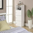 thumbnail image 6 of Convenience Concepts Xtra Storage Three-Door Bookcase in White Wood Finish, 6 of 6