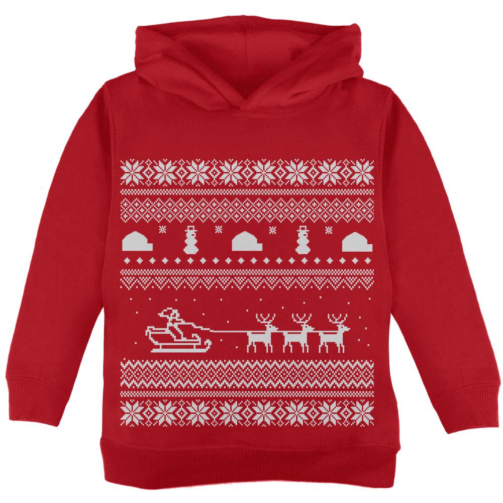 ugly christmas sweater with hoodie