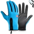 thumbnail image 1 of Guantes de invierno, guantes térmicos impermeables y resistentes al viento con pantalla táctil, ideales para hombres y mujeres para trabajar, andar en bicicleta o conducir en invierno., 1 of 6