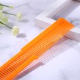 thumbnail image 2 of Peluquería Carbón Antiestático Peine Diente Ancho Cortapelos Peine (Naranja), 2 of 5