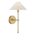 thumbnail image 2 of Avon 1-Light Wall Sconce in Warm Brass, 2 of 4