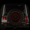 thumbnail image 4 of Rugged Ridge Spare Tire Brake Light 11585.04 Stud Mount; Clear Lens; Red Bulb; LED; Hard Wire; For Use With 15 To 20 Inch Wheels, 4 of 6