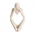 thumbnail image 1 of Abstract Character Figurines Thinker Desk Decor Home Decoration Ornament, 1 of 6