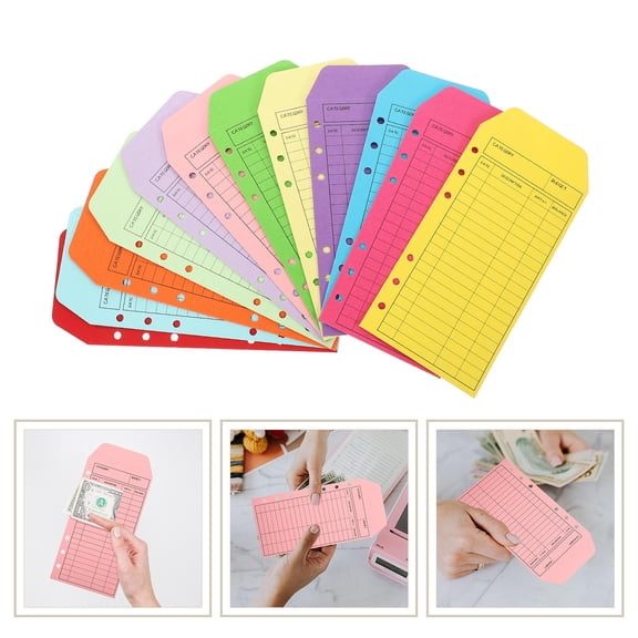 LOLIPPYY 12Pcs Assorted Color Budget Blinder Supplies Paper for Adults